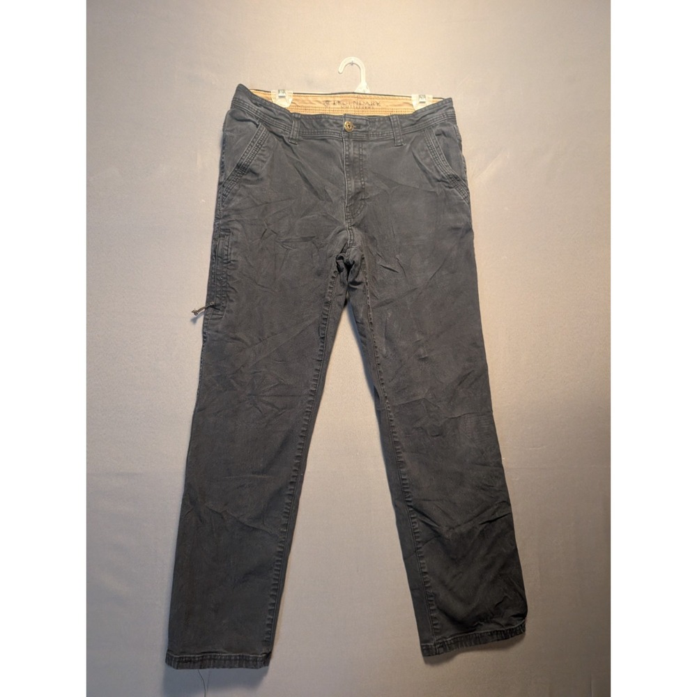 Legendary Whitetails Mens Work Pants 32x32 Charcoal Gray Utility Canvas Straight